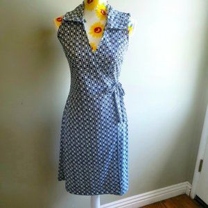 Vintage La Belle sleeveless wrap dress
